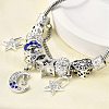 Alloy European Beads Charm Bracelets BJEW-F495-20P-5