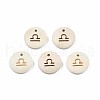 Laser Out Wood Pendants WOOD-S053-51H-1