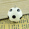FootBall/Soccer Ball Resin Pendants RESI-S303-03-1