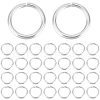 Beebeecraft 300Pcs 304 Stainless Steel Jump Rings STAS-BBC0004-98A-1