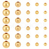   600Pcs 5 Style Brass Beads KK-PH0005-63-7