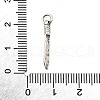 S925 Sterling Silver Pendants STER-Q006-01AS-3