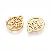 304 Stainless Steel Charms STAS-N109-90G-2