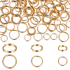 Beebeecraft 150Pcs 3 Styles 304 Stainless Steel Split Rings STAS-BBC0002-88-1