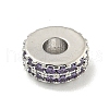 Rack Plating Brass with Cubic Zirconia Beads KK-B091-04A-2