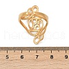 304 Stainless Steel Open Cuff Rings for Women RJEW-U061-02G-5