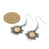 Alloy Resin Dangle Earrings EJEW-JE06370-01-4
