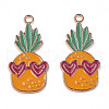 Alloy Enamel Pendants ENAM-N059-41-2