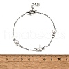 304 Stainless Steel Butterfly Link Bracelets BJEW-C098-01C-P-5