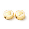 Rack Plating Brass Enamel Beads ENAM-D044-02G-02-2