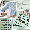 SUNNYCLUE 14Pcs 14 Styles Food Grade Eco-Friendly Silicone Focal Beads SIL-SC0001-74-5