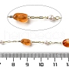 Handmade Natural Carnelian Nuggest Beaded Chains CHC-F020-04G-04-2