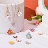 120Pcs 12 Styles Alloy Enamel Pendants ENAM-LS0001-23LG-6