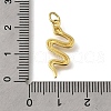 Brass Micro Pave Cubic Zirconia Pendants KK-U072-20G-3