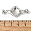 Brass Enamel Fold Over Clasps KK-M320-28P-3