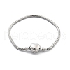 Brass Snake Chains Link Bracelets for Women BJEW-G736-02P-3