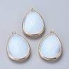 Faceted Opalite Pendants G-M356-C01-LG-1