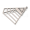 304 Stainless Steel Pendants STAS-S176-05P-2