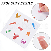 PVC Plastic Self-Adhesive Stickers STIC-WH20002-04C-6