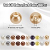 SOFPLATE 1000Pcs 10 Colors Baking Painted Pearlized Glass Imitation Pearl Round Beads HY-SP0001-01D-2