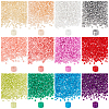   12Bags 12 Colors Opaque Glass Round Seed Beads GLAA-PH0003-32-1