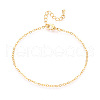 Brass Cable Chain Bracelets for Women BJEW-N032-08F-G-2