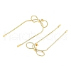 Ion Plating(IP) 304 Stainless Steel Stud Earrings EJEW-H007-02G-2