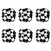 Gorgecraft 6Pcs Polyester & Alloy Alligator Hair Clips AJEW-GF0010-02-1