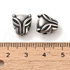 Leopard 304 Stainless Steel Beads STAS-E215-03AS-3
