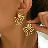 Vintage Octopus Stainless Steel Stud Earrings for Women's Fashion Jewelry BY9306-1