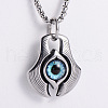 Evil Eye Pendant Stainless Steel Necklaces for Men Fashion Clothing Matching EB4271-2