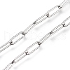 Tarnish Resistant 304 Stainless Steel Cable Chain CHS-M003-14P-1