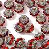 Sparkling Acrylic Rhinestone Round Beads OACR-NH0002-01A-03-2