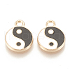 Feng Shui Alloy Enamel Pendants X-ENAM-S115-035A-1