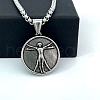 Stainless Steel Pendant Necklace CI8024-2