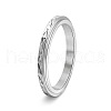 Stainless Steel Rotatable Finger Ring for Women Men PW-WG3B7F0-03-1