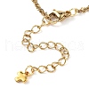 2Pcs 2 Colors 304 Stainless Steel Singapore Chain Bracelet Making AJEW-JB01332-6
