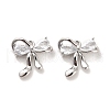 Brass Glass Charms KK-C054-17P-1