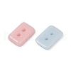2-Hole Glass Buttons PORC-R010-06-2
