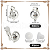 SUNNYCLUE 40Pcs Brass Earring Findings KK-SC0005-52S-2
