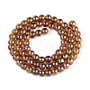 Electroplate Transparent Glass Beads Strands GLAA-T032-T6mm-AB23-2