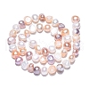 Natural Cultured Freshwater Pearl Beads Strands X1-PEAR-T003-10-3