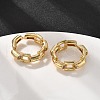 Brass Micro Pave Clear Cubic Zirconia Finger Rings for Women RJEW-S622-10G-2