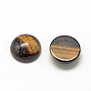 Natural Tiger Eye Cabochons X-G-R416-12mm-35-2