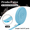Cotton & Silk Blended Yarns Ribbon for Handle OCOR-WH0085-71C-2