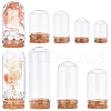 CRASPIRE 22Pcs 7 Styles Glass Dome Cover AJEW-CP0005-91-1