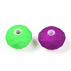 Spray Painted Acrylic Beads ACRP-N003-05-2
