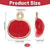 CHGCRAFT 12Pcs Alloy Enamel Pendants FIND-CA0009-59-2