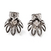 Stainless Steel Stud Earring Findings STAS-XCP0001-81-2