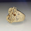 Dollar Sign Zinc Alloy Finger Rings for Men FS-WG78023-02-4
